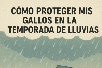 Como Proteger Mis Gallos En La Temporada De Lluvias