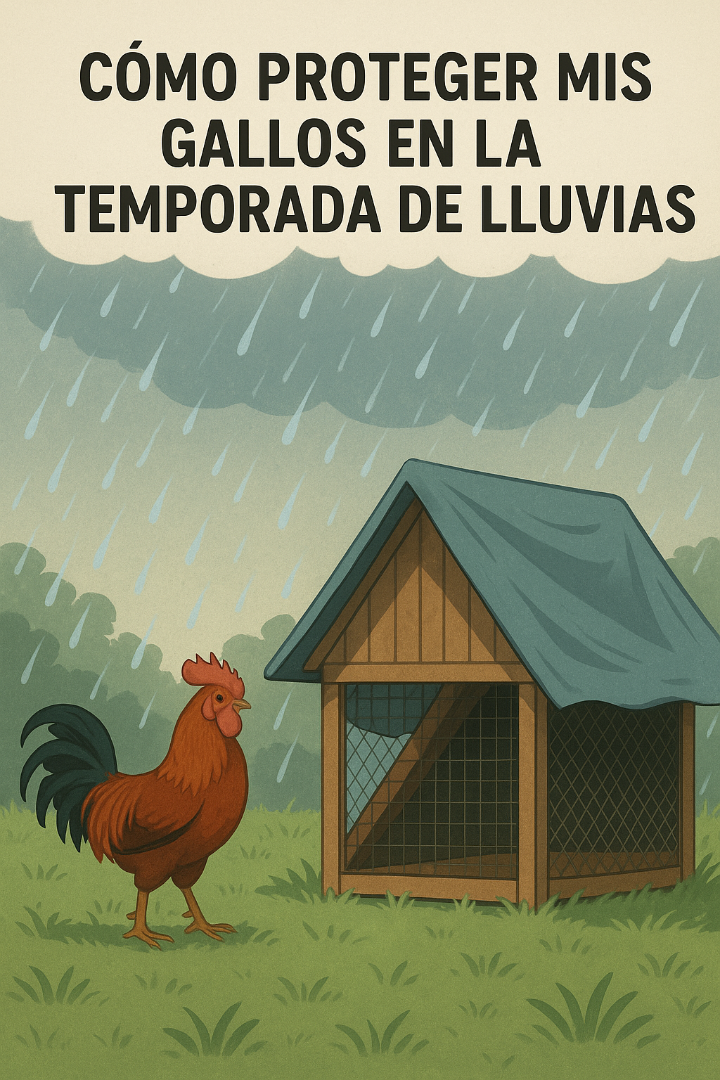 Como Proteger Mis Gallos En La Temporada De Lluvias